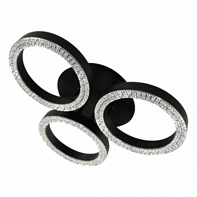 Люстра стельова NEW ARTIER Christy-R BK 44 Вт чорний