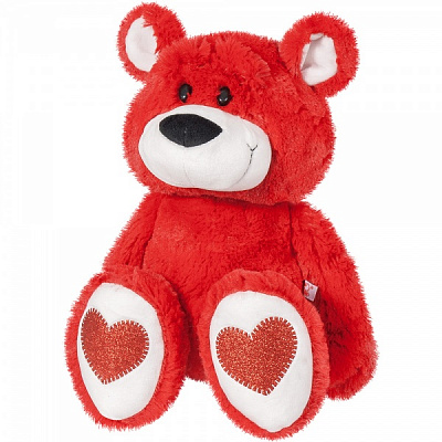 Мягкая игрушка Stip Медведь Андрюша 45 см красный
