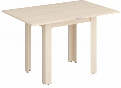 Стол раскладной 3 (1200(800)х750(770)х800(600) дуб молочный 