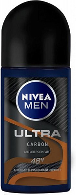Антиперспирант для мужчин Nivea Ultra Carbon 50 мл