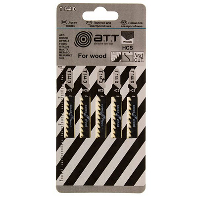 Пилочка для электролобзика A.T.T. T144D 5 шт. 885009