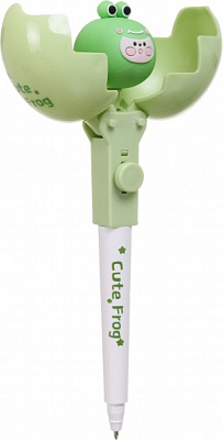 Ручка кулькова Жабеня кольорова в асортименті