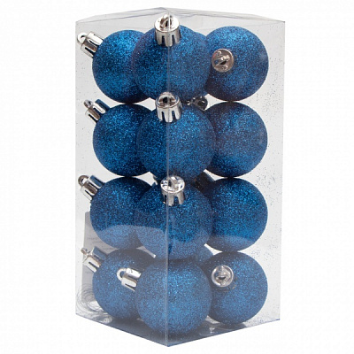 Набор елочных шаров Девилон 250928 d40 мм 16 шт./уп. 