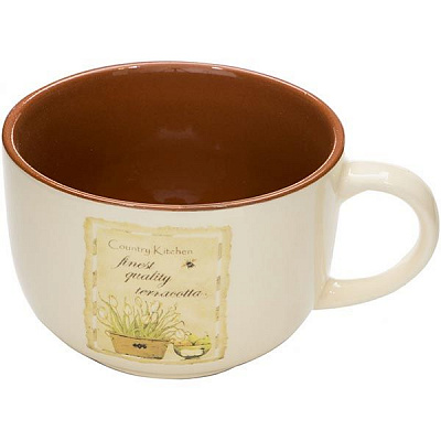 Кружка керамічна Квітник 675 мл