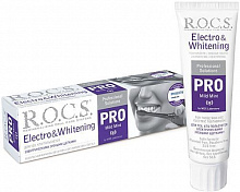 Зубна паста R.O.C.S. PRO Electro & Whitening Mild Mint 135 мл 135 г