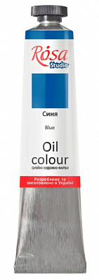 Краска масляная Синяя 45 мл Rosa Studio