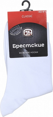Шкарпетки чоловічі БЧК CLASSIC 14C2122 р. 25 білий