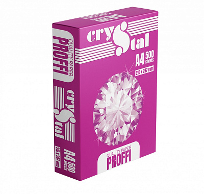 Папір офісний CRYSTAL PROFFI (500арк.) A4 80 г/м 500 аркушів