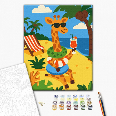 Картина за номерами Мрія про канікули ©Тетяна Шевцова 30х40 см Brushme