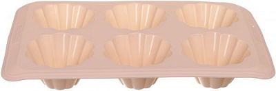 Форма для кексів Хвиляста 30х19х4,1 см 6 шт. 51618430 Flamberg Smart Kitchen