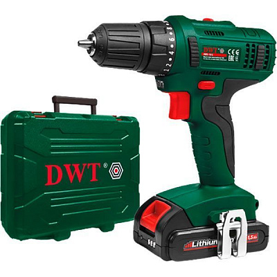 Шуруповерт аккумуляторный DWT ABS-18 L-2 BMC