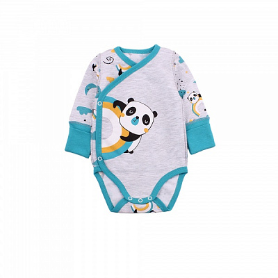 Боди унисекс Фламинго р.56 меланж 146-006 