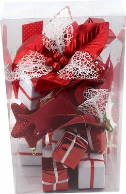 Декорация новогодняя Мини подвески в наборе 33 шт. EPI-W01-512/1 