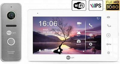 Комплект відеодомофона NeoLight NeoKit WIFI FHD