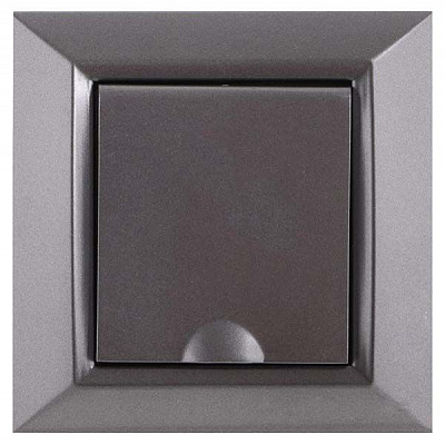 Розетка UP! (Underprice) Vesta з кришкою графіт