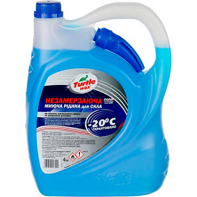 Омивач скла TURTLE WAX зима -20°С 4л
