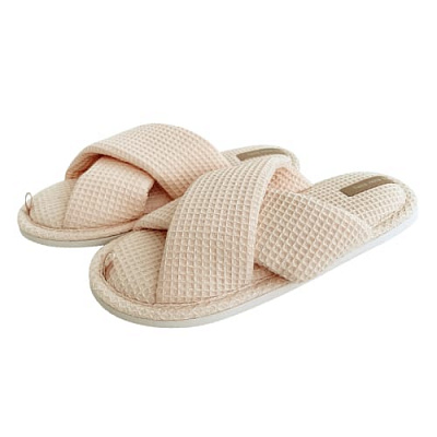 Капці домашні Twins HS-VL вафельні (Х) 9222 р.38/39 молочний