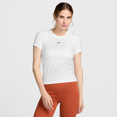 Футболка Nike W NSW NK CHLL KNT MD CRP FV5508-100 р.XS белый