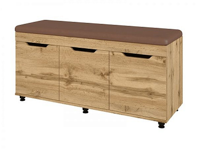 Тумба для обуви Пехотин Б-6 коричневый 400x1200x500 мм 