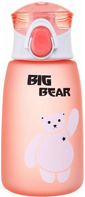Бутылка для воды Big Bear 350 мл коралловая Flamberg Smart Kitchen