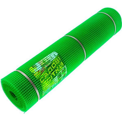 Сетка заградительная Клевер декоративная 10х10/1х20 зеленая