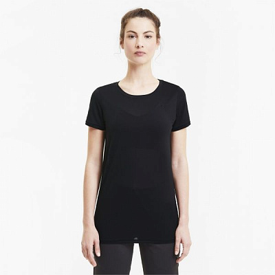 Футболка Puma Studio Lace Keyhole SS Tee 51950802 L чорний