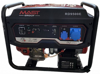 Електрогенераторна установка MAST Group 7 кВт / 7,5 кВт 220 В RD9500E бензин