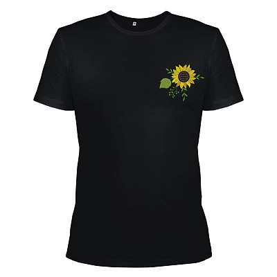 Футболка Ярослав з вишивкою Сонях 54269 р.46 чорний