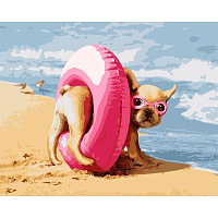 Картина за номерами Пляжний сезон 40x50 см Santi 
