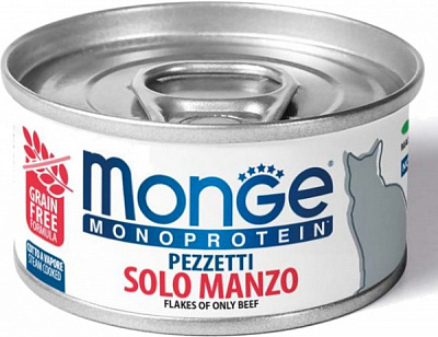 Корм для котів Monge monopr м'ясн пласт яловичина 80 г