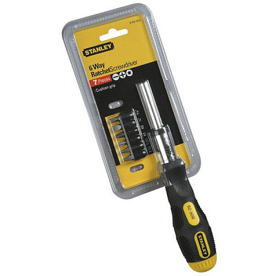 Отвертка реверсивная Stanley 0-62-509 + 6 насадок