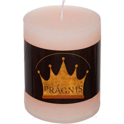 Свеча Цилиндр Рустик белая 120 мм