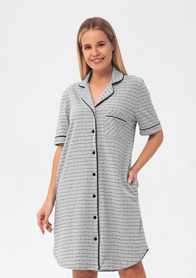 Халат домашний женский Roksana Vesta р. 48 серый 1382/16378