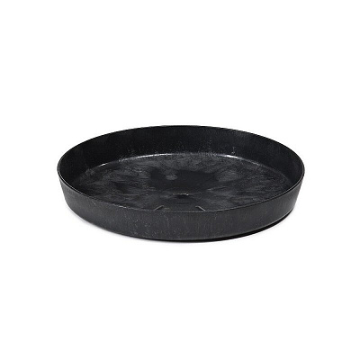 Поддон пластик MAGNOLIA круглый бетон темный Ламела (9716081)