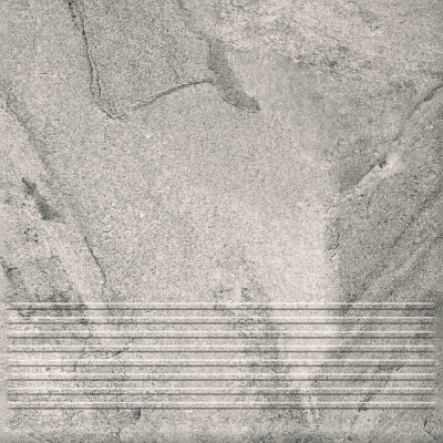 Клинкерная плитка Ceramika Paradyz Mattone pietra grafit stopnica prosta G1 30x30 см