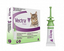 Краплі CEVA від бліх Вектра Феліс VECTRA Felis для котів