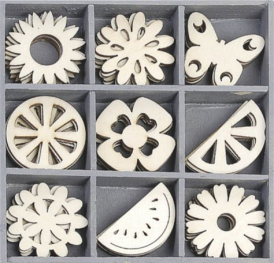 Набор заготовок Летний сад 10,5x10,5 см 45 шт. Knorr Prandell 