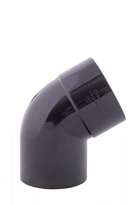 Колено трубы PROFiL 60° 100 мм графит 