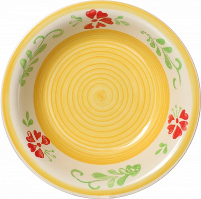 Тарелка суповая Flowery 21 см HG36-48-SP2