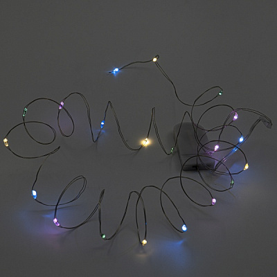 Декоративна гірлянда Altalusse (INL-2101B-20 Multicolor) вбудований світлодіод (LED) 20 ламп 2 м