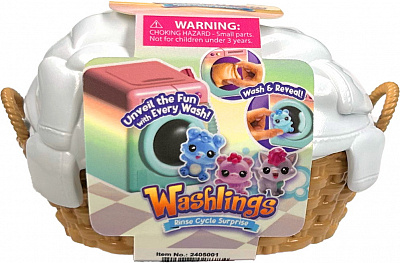 Ігровий набір WASHLINGS Магічне прання в кошику 2 іграшки-сюрприз в асортименті 2409012
