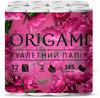 Туалетний папір ORIGAMI 145 відривів двошаровий 32 шт.