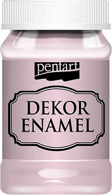 Фарба акрилова рожева вінтажна 100 мл Dekor Enamel Pentart