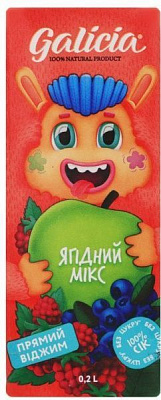 Сік Galicia Ягідний мікс 0,2л