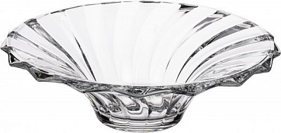 Ваза стеклянная прозрачная Picadelli 35.5 см Bohemia