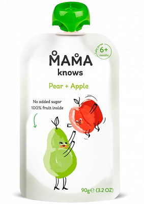 Пюре фруктовое Груша-яблоко 