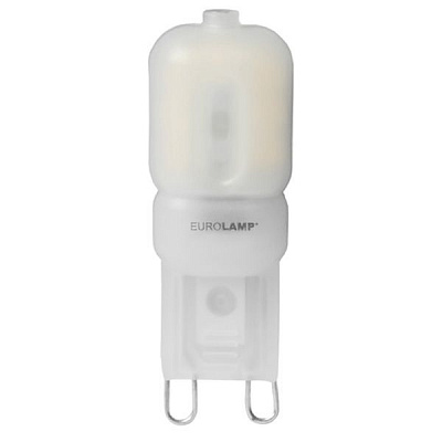 Лампа светодиодная Eurolamp 3 Вт капсульная матовая G9 220 В 4000 К LED-G9-0340(220) 