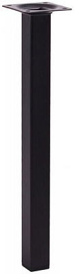 Меблева ніжка Larvij L61S30BL25 квадратная 25х25х300 мм чорна