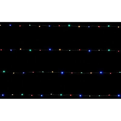 Гирлянда линейная LED 100 ламп 5 м разноцветная
