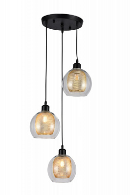 Підвіс WunderLicht 3x40 Вт E27 прозорий MF4435-33